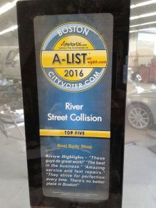 Boston A-List Awards. Best body shop.