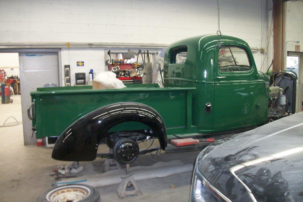 Two tone paint made this truck gleam